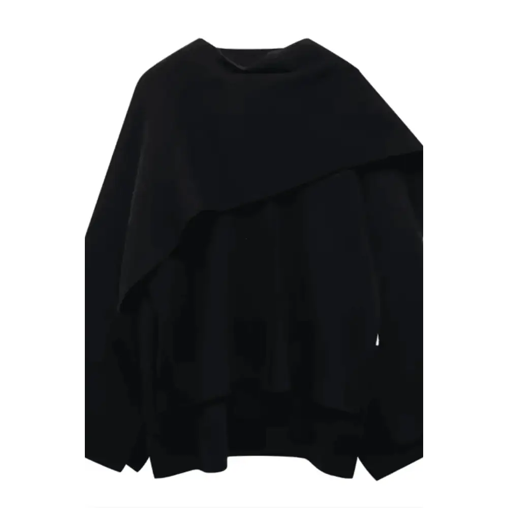 Elegante Cape-Jacke – Exklusives Design von Miraée Paris für stilbewusste Frauen - Jacke