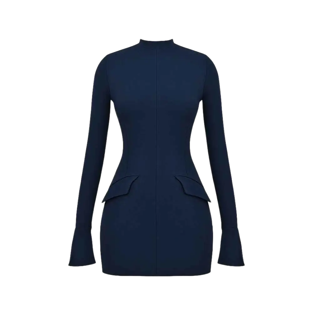 Adora Minikleid – Figurbetontes Kleid mit Stretch - navy blue / S