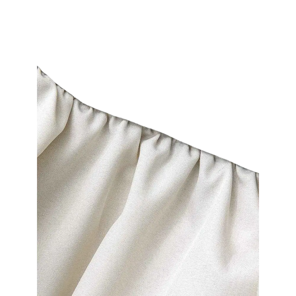 Blair Minikleid Leinen – Gestricktes Trägerloses Kleid für Sommerevents