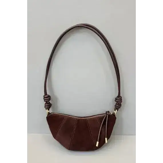 Luna Wildleder Schultertasche – Elegante Suede Bag