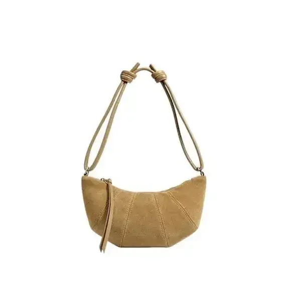 Luna Wildleder Schultertasche – Elegante Suede Bag