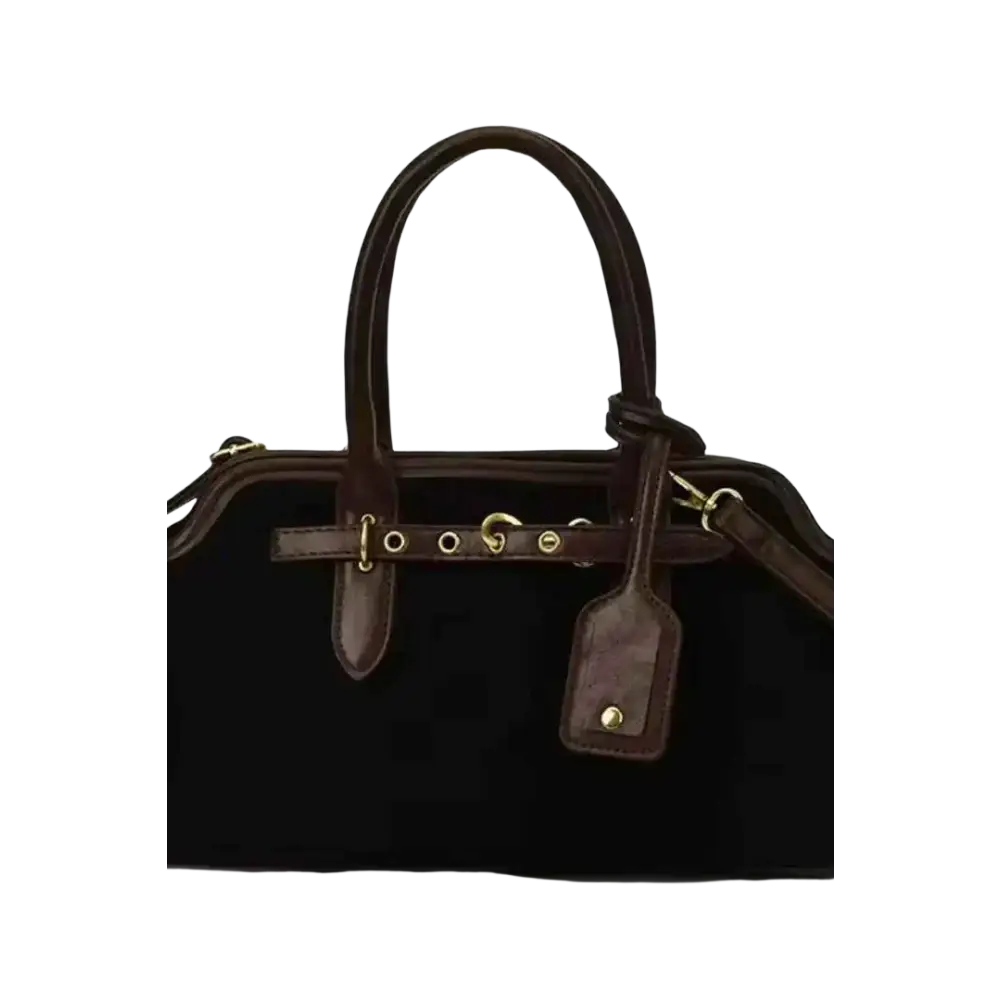 Milano Classic Bag – Wildleder Handtasche Braun für jeden Anlass
